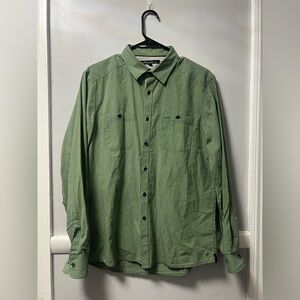 Kenneth Cole Green Plaid Men's Shirt